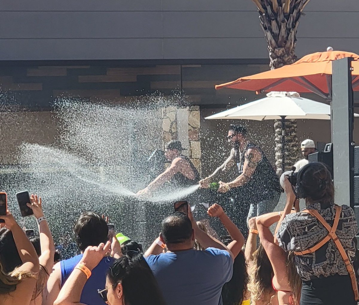 #champagneshower by @DJPaulyD at @playgraton