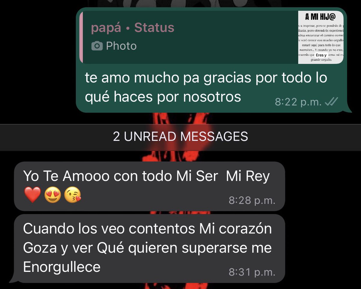 la vida te ha pegado en donde más duele muchas veces pero siempre sales adelante, siempre agradecido por el papá que me toco 😭