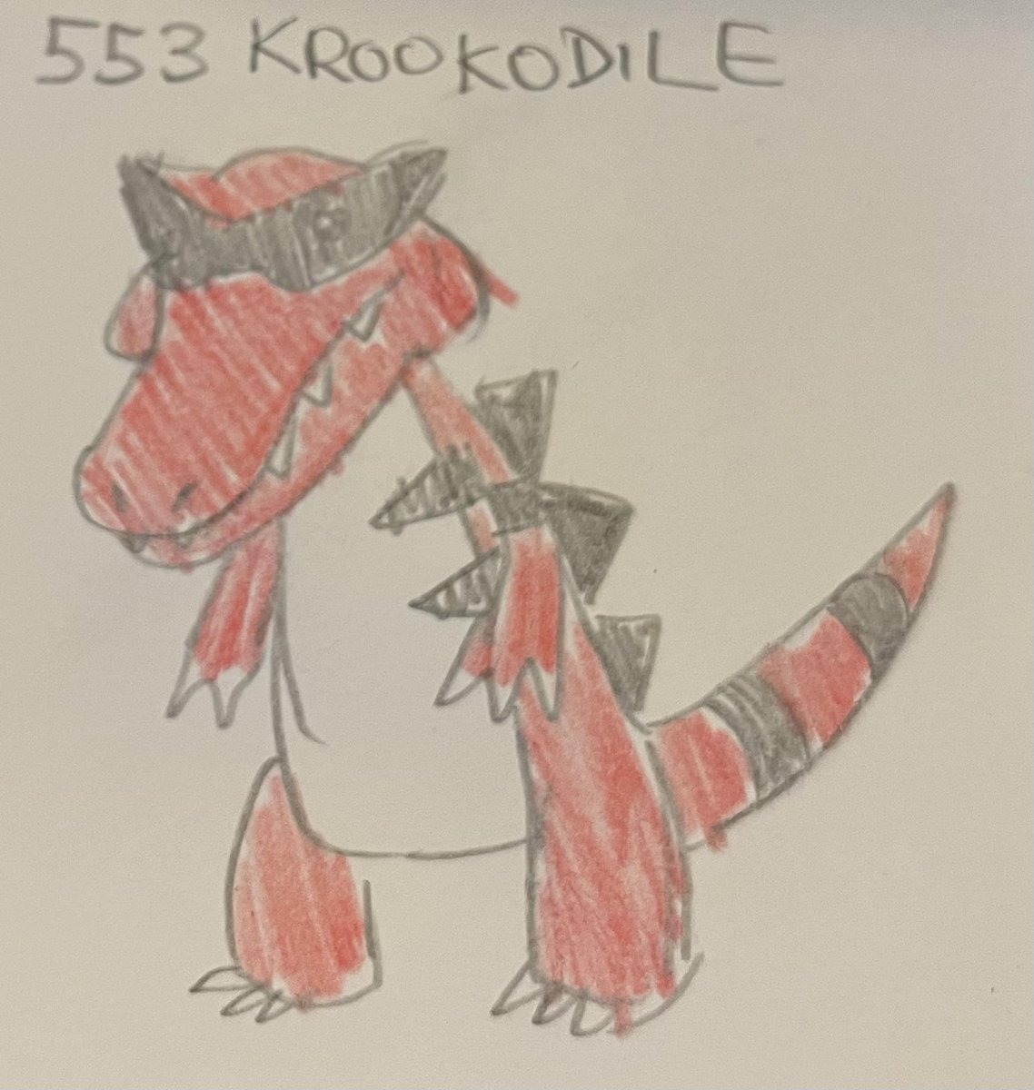 drawpokememory's tweet image. #553 Krookodile

#Krookodile #Pokemon