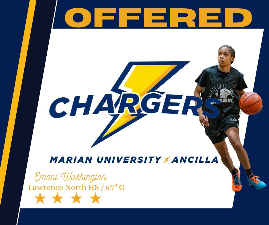 Emani Washington (@washingtonemani) on Twitter photo After a great visit, I am blessed to receive an offer from Marian University / Ancilla. Thank you <a href="/BJBradley279/">Brandon Bradley</a> for the opportunity!! <a href="/MU_AncillaWBB/">Marian University - Ancilla WBB</a> <a href="/LNGB_Coach/">Coach Stephen Thomas</a> <a href="/Nic_Carothers/">Nicholas Carothers</a> After a great visit, I am blessed to receive an offer from Marian University / Ancilla. Thank you <a href="/BJBradley279/">Brandon Bradley</a> for the opportunity!! <a href="/MU_AncillaWBB/">Marian University - Ancilla WBB</a> <a href="/LNGB_Coach/">Coach Stephen Thomas</a> <a href="/Nic_Carothers/">Nicholas Carothers</a>