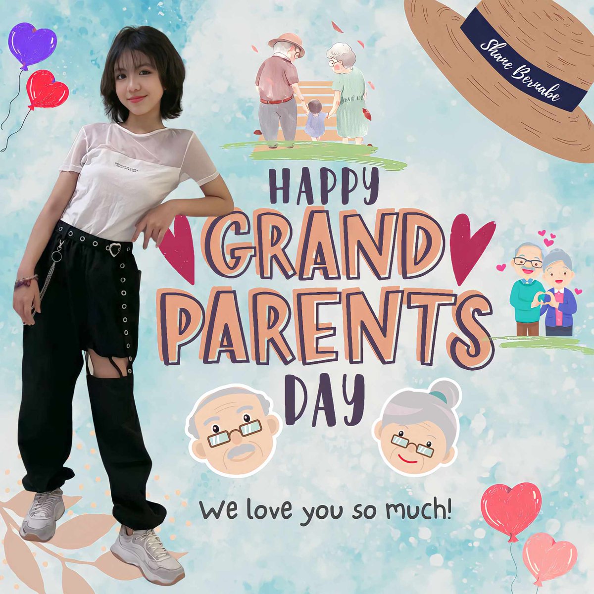 JohnBenedictEE2's tweet photo. Greetings from #ShaneBernabe wishing you a happy Grand Parents Day to all #Shanenatics out there.

#KampKawayan
#TVKPH5GrandChampion https://t.co/vgp6Ll7Grg