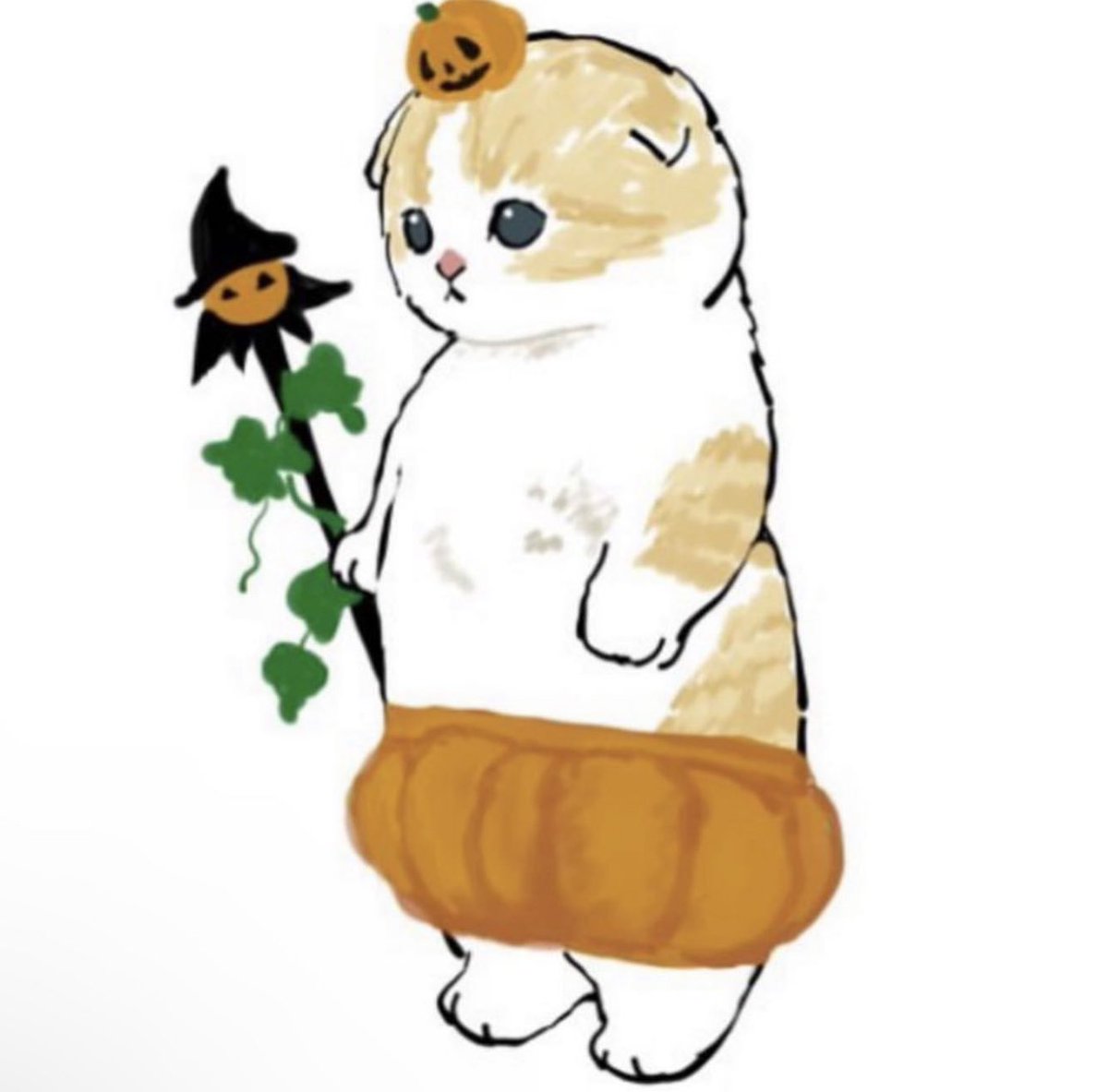 mofusand's tweet photo. #happycat #kawaiiart #kawaiiartwork #cutecat #cat #catart #catartwork #猫アート #猫絵 #catlovers #catdrawing #catillustration #3HD #แมว #ลูกแมว #gatito #face  #気が早すぎる #ハロウィン準備 #halloweenmakeup #halloweencostume #cats #halloween  #follow #cute #korea #like #support 🖤 https://t.co/YKQwjyg9uf