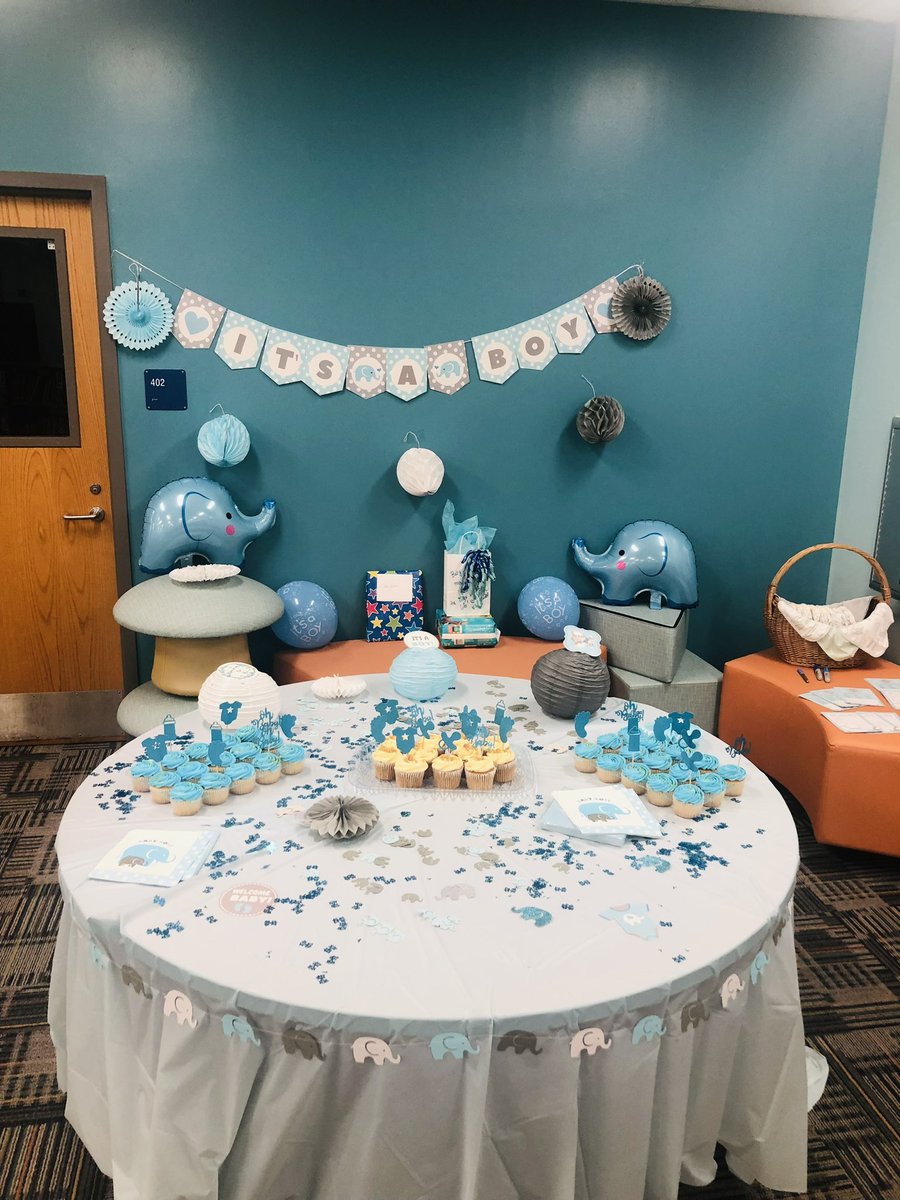 BrowardElem's tweet photo. We had a Pop-Up Baby Shower for our media specialist @Mrs_Gallina !💙💙 CONGRATS ON BABY BOY GALLINA!💙 @TransformHCPS @Community_Sch @jprewitt61 @PrincipalLivi @Emma_Morgan94 https://t.co/loABEmO1DX