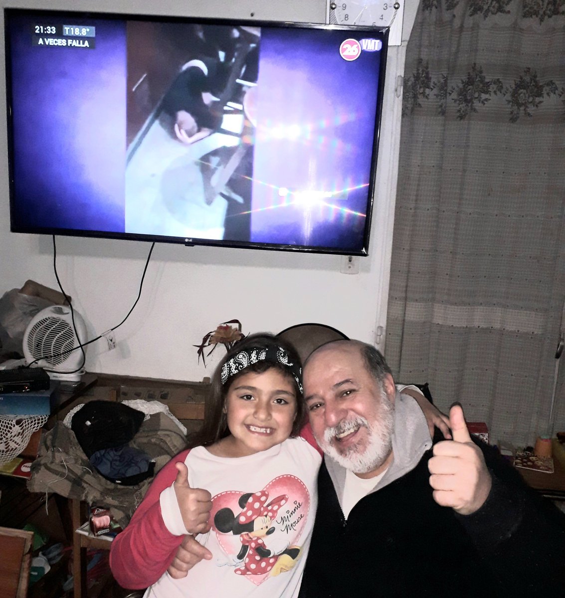 AlaveAgustinM's tweet photo. Hola @fedevillarbruno foto de mi sobrina. Somos de San Antonio de Padua, Merlo. @canal26noticias @mativazque #canal26 siempre vemos el programa. #Canal26Argentina 
#lasimagenesmasespectaculares https://t.co/H41fzeTYSi