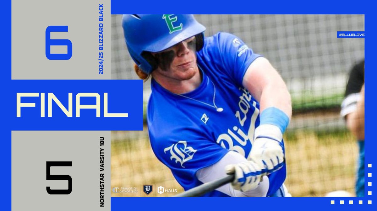 Walk-off alert 🚨🚨🚨!

Down 5-3, Ethan Clarke delivers 2 run single to tie game and set up <a href="/brayden_morel/">Brayden Morel</a> for the game winning single with 2 outs.  
Morel 2/3, 3 RBI.
Clarke 5 IP, 4 H, 2 ER, 2 BB, 7 K's
<a href="/Joe_Anderson47/">Joseph Anderson</a> 1/2 run
Jack Amundson 2/4, 2 runs
#Blizzardbaseball