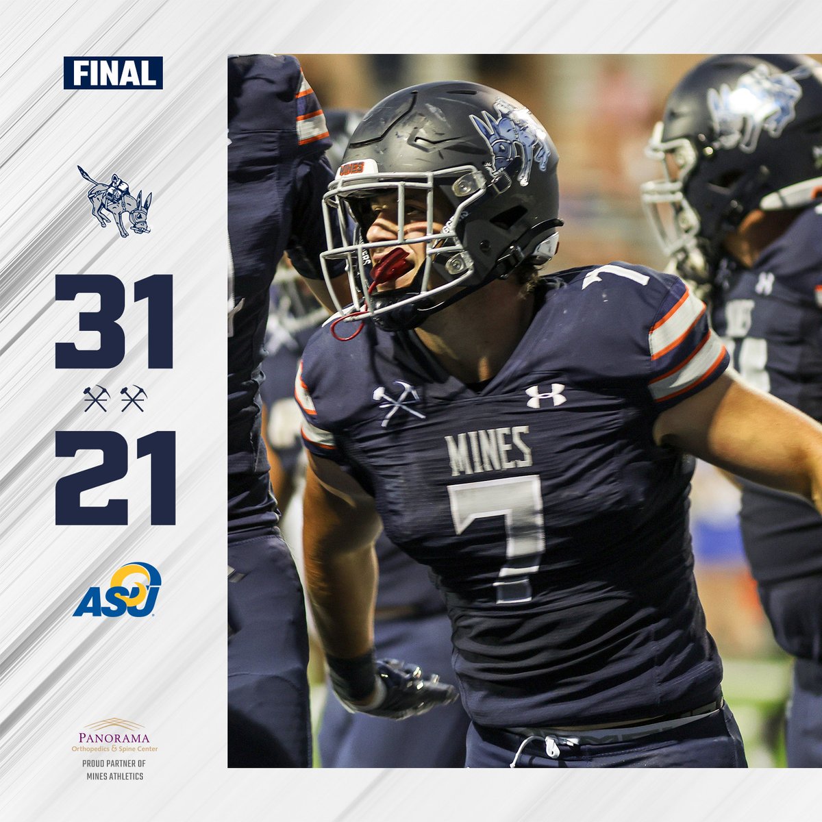 Mines Football tweet media