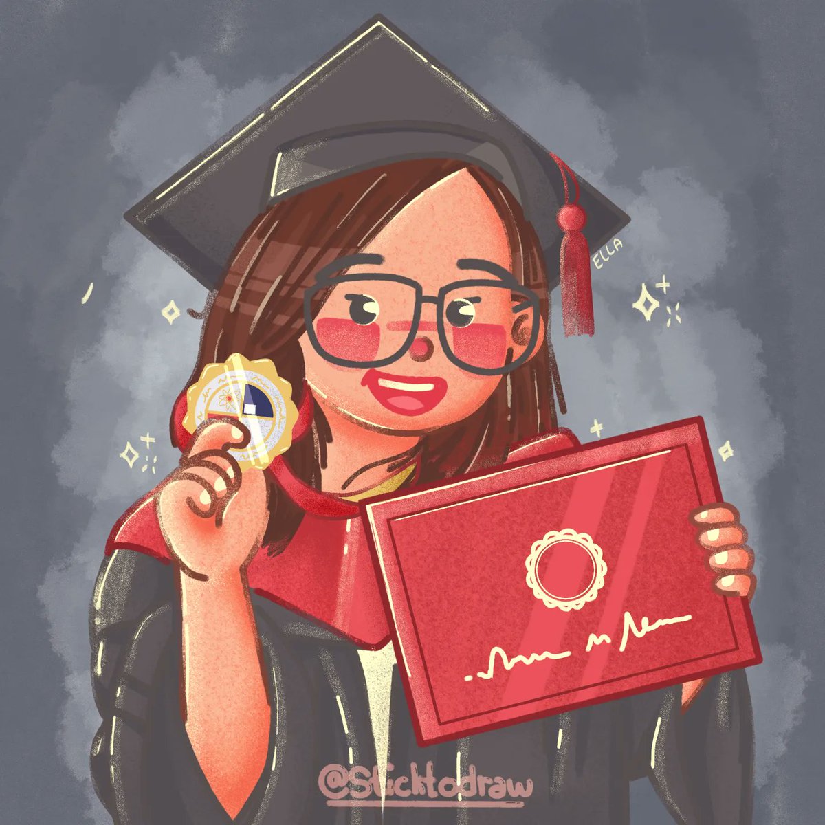 sticktodraw's tweet photo. Cum Laude 🎓🥇

#illustration #digitalart #artmoots https://t.co/XLCYvBIuWj
