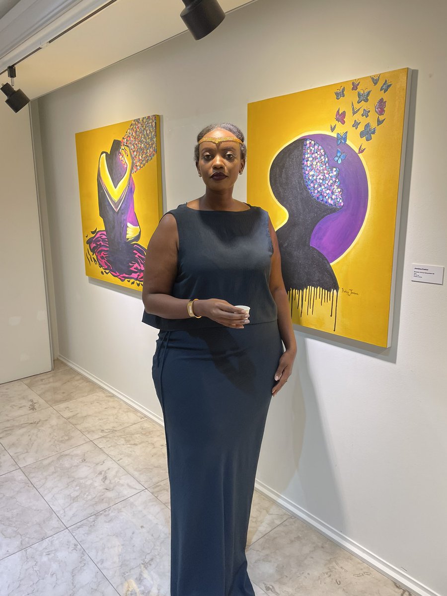 jemimaArtist's tweet photo. “African aurora” Rwandan contemporary Art exhibition curated by   Johann, Sungik and Natacha muziramakenga at gallery Desiego in South Korea/Seoul.
Special thanks to the Rwandan embassy in Korea @RwandainKorea for a warm welcome.
#SEOUL #visitrwanda #art #rwot https://t.co/gwzAsSaEk7