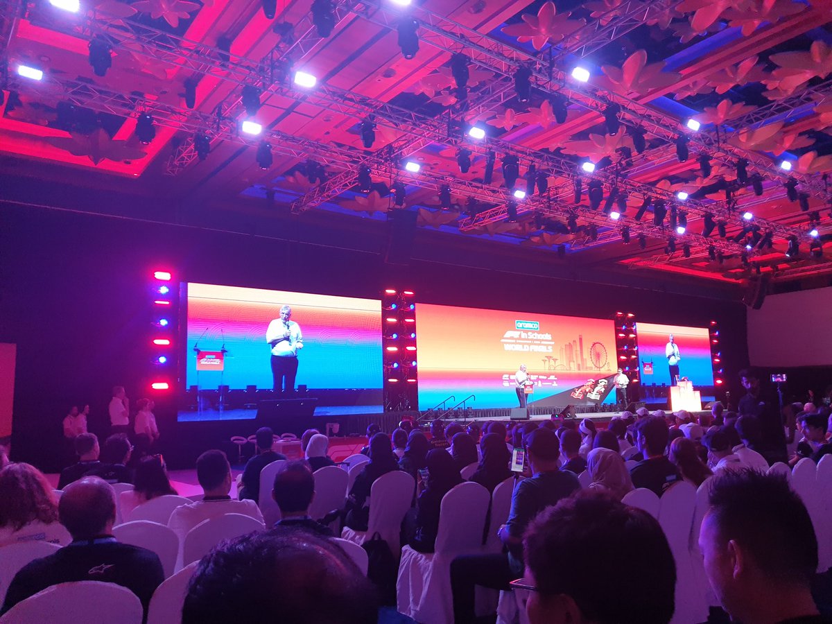 At F1 in 2023 Schools World Finals in Singapore #f1inschools