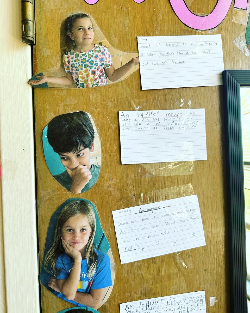 My kids slayed with their knowledge&amp;curiosity of our Campus Learner Profile of an “Inquirer.” We read “What do you do with an idea”&amp;the depth&amp; complexity of their thinking&amp; connecting their thoughts to prior knowledge blew me away!We displayed all wonderings on our “Wonder Wall!”