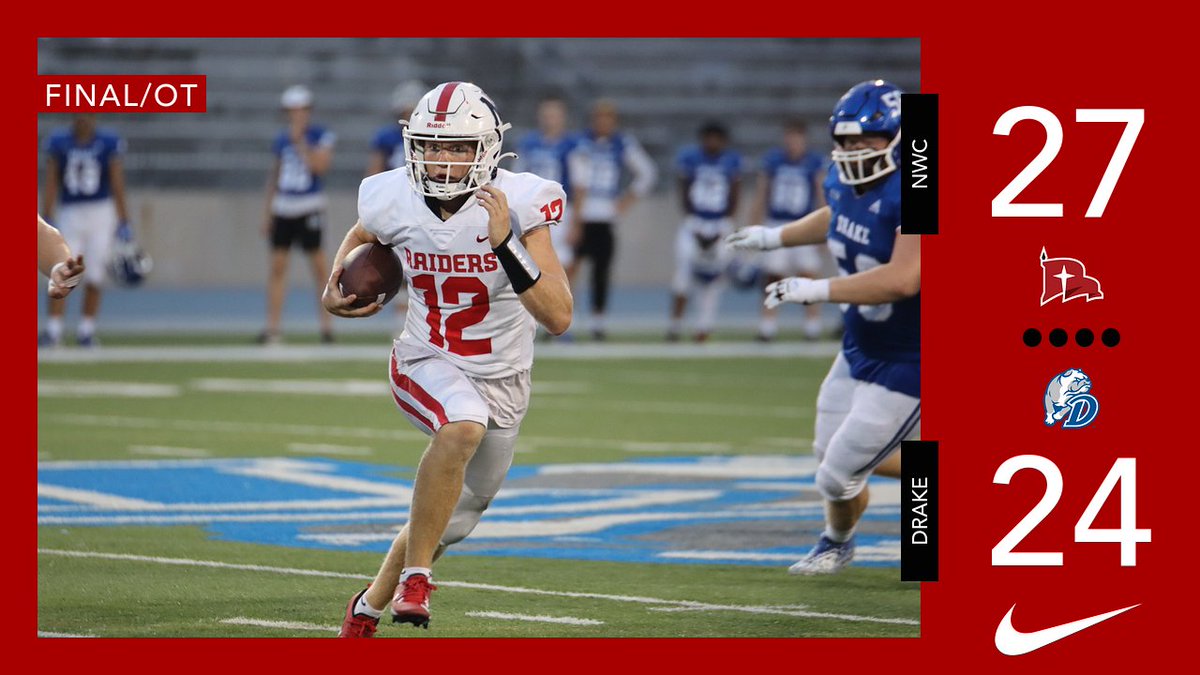 NWC Red Raiders (@nwcraiders) on Twitter photo FB | ๐ฟ๐๐๐ ๐๐๐๐ ๐๐พ๐ผ๐ผ ๐ฟ๐๐๐๐๐๐๐ ๐ ๐ฟ๐๐ผ๐๐ โผ๏ธ
Wildcat formation to Konner McQuillan and the Raiders pull off the upset!
#RaidersStandOut | <a href="/nwc_fb/">Northwestern College Football</a> FB | ๐ฟ๐๐๐ ๐๐๐๐ ๐๐พ๐ผ๐ผ ๐ฟ๐๐๐๐๐๐๐ ๐ ๐ฟ๐๐ผ๐๐ โผ๏ธ
Wildcat formation to Konner McQuillan and the Raiders pull off the upset!
#RaidersStandOut | <a href="/nwc_fb/">Northwestern College Football</a>