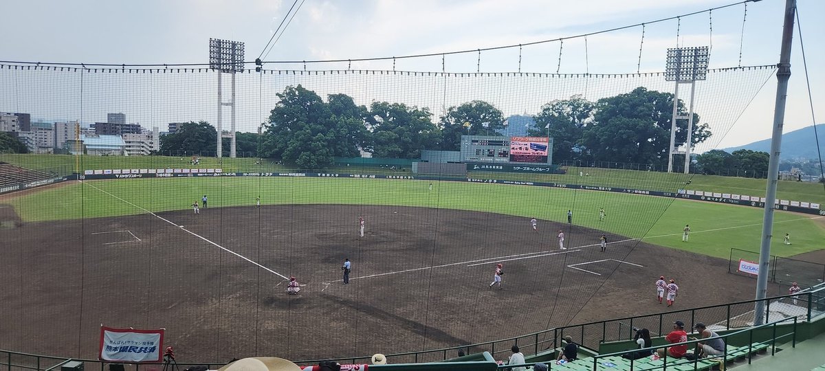 s2_buta's tweet photo. #孫三郎　#火の国サラマンダーズ
やっと現地観戦⚾できた😆❤️
いつも沖縄から応援してます！

頑張れ火の国サラマンダーズ🦎

ライヤ選手ホームラン打て〜💓
@KpbProject

熱中症に気をつけなくちゃ🎉 https://t.co/7EYDY1znib