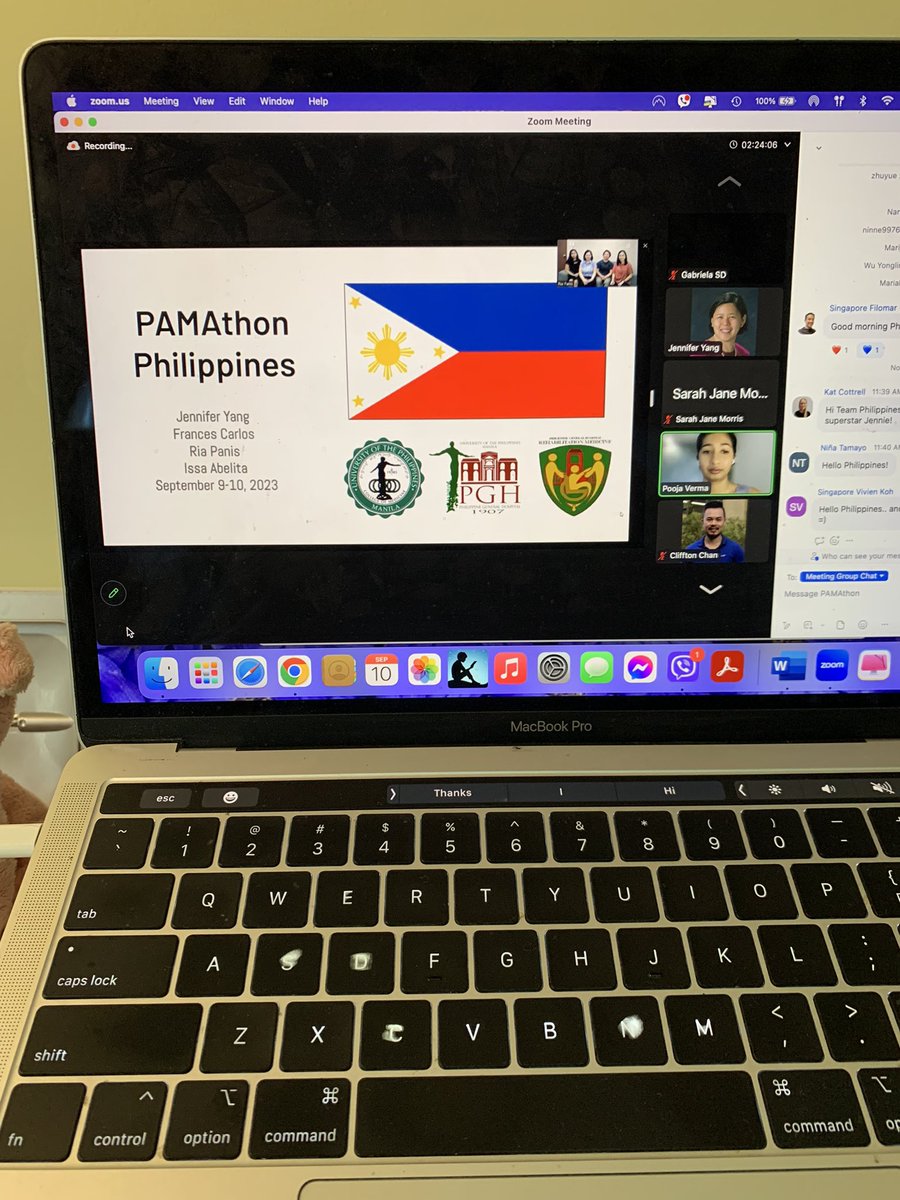 jmjyang's tweet photo. Congratulations team 🇵🇭
Thank you, Performing Arts Medicine Association @artsmed for the opportunity to present our @PGH_RehabMed musicians’ health series of talks 🎵
Watch out world, we’re brainstorming a dancers’ health project incorporating ideas from #pamathon 💃🕺 https://t.co/1l7uWbsXso
