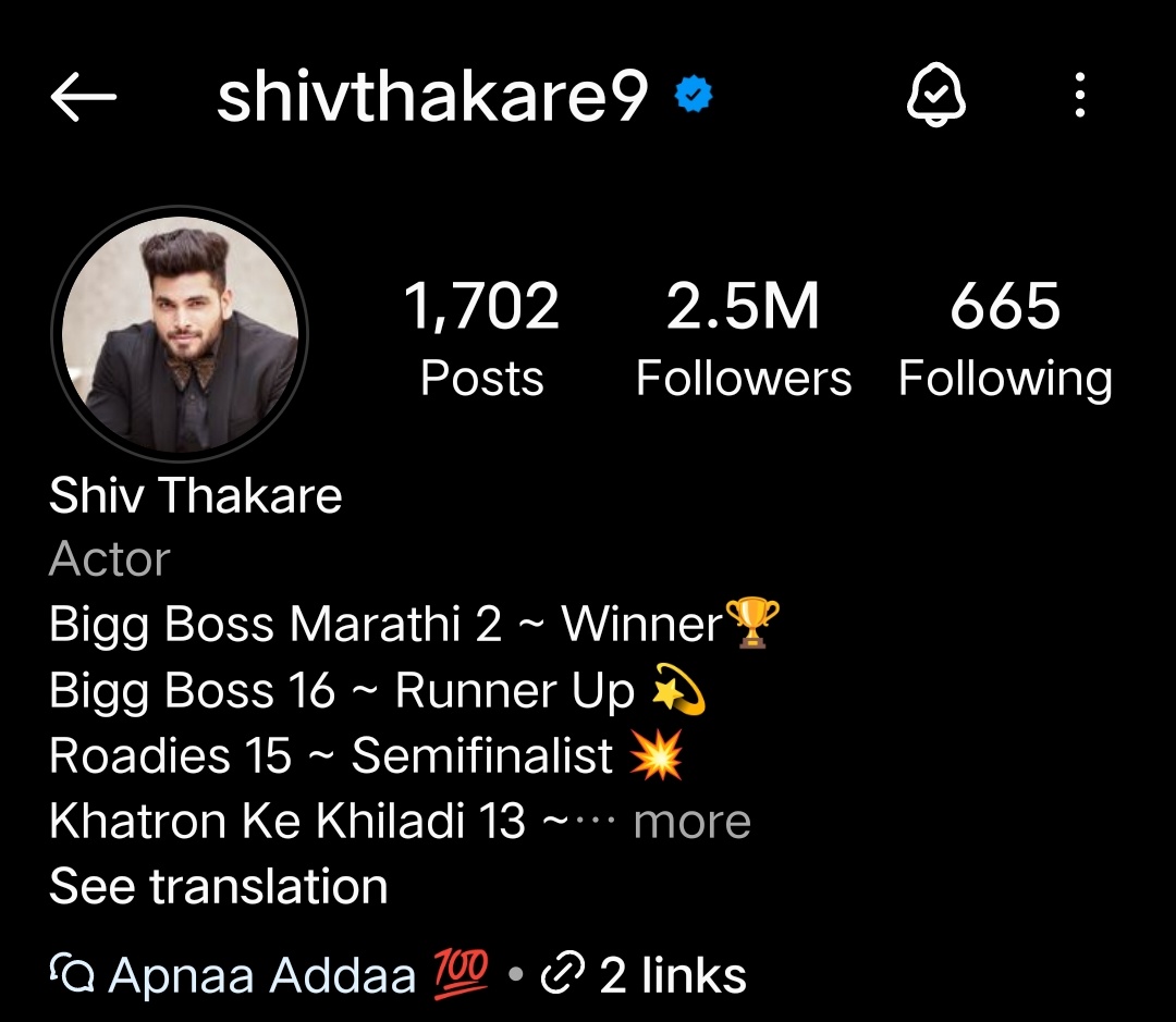 2.5M Instagram followers completed 🥳❤️

#ShivThakare #ShivKiSena 
#KKK13WithShivThakare