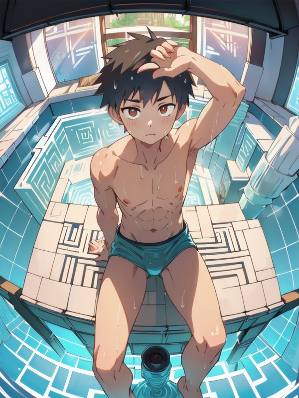 chatGPTいわく、「氷の彫刻でできた迷路の中に隠された、秘密の温泉」

#AIイラスト