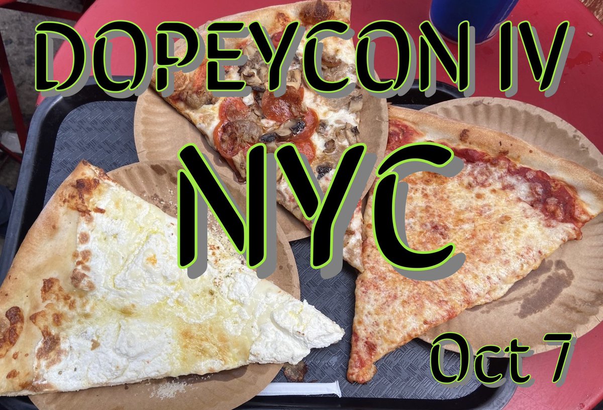 Tix on sale for #DopeyconIV 
Hit up <a href="/Dopeypodcast/">Dave & Chris</a>