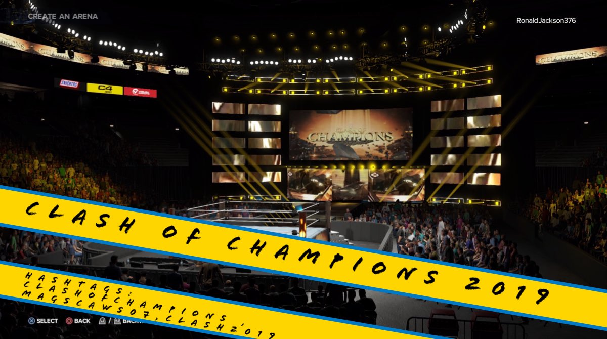 CLASH OF CHAMPIONS 2019 

HASHTAGS: clashofchampions , HASHTAGS: magsCAWS07 HASHTAGS: CLASH2019