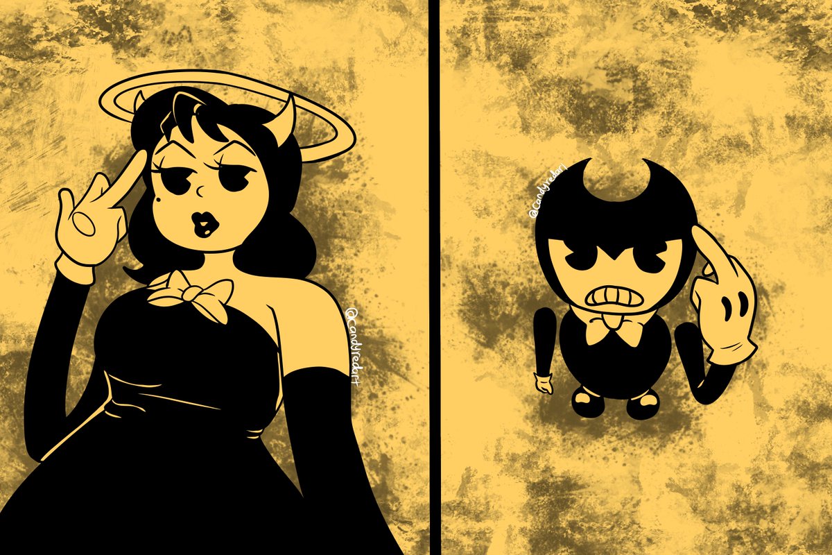 candyredart's tweet photo. POV: You are a little hater.
#BATIM #BENDY #BendyAndTheInkMachine
#AliceAngel https://t.co/tXrqKq34GE