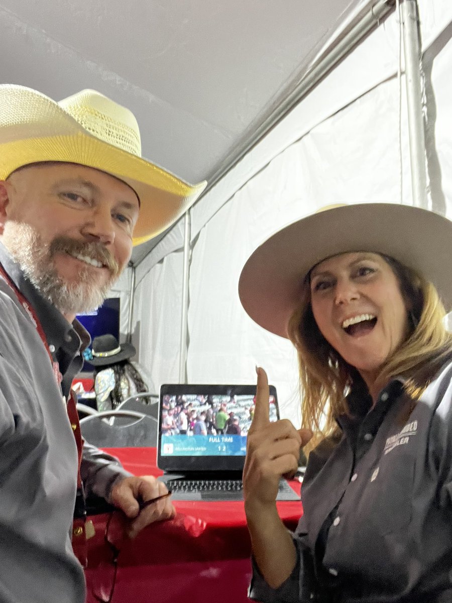 Shan_Mitchell's tweet photo. Took a break from  the Puyallup Rodeo in Washington State to watch @WspringsFC  take the Kate Sheppard cup home! Congrats girls! https://t.co/GTJxeuQbXj