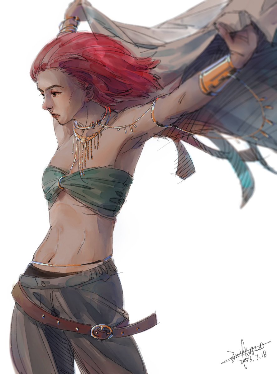 SHCCORALC1's tweet photo. red hair三连 https://t.co/bTynBgvHKv