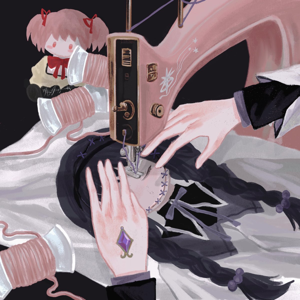 Put on the mask of coldness. It's my turn to protect you from now on.
#MadokaMagica #魔法少女まどかマギカ