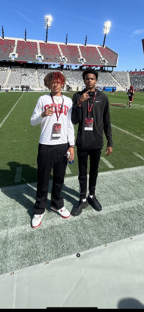 brandonjubie2's tweet image. Had a amazing time at sdsu ⚫️🔴 #aztecs #hometown