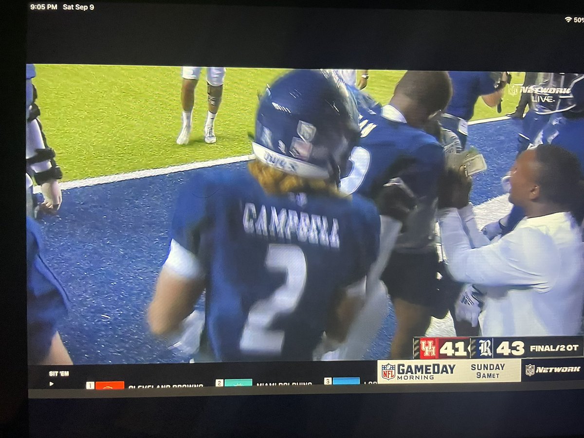 _RyanBecker's tweet photo. NIL @RiceFootball https://t.co/8mS57cwnBy