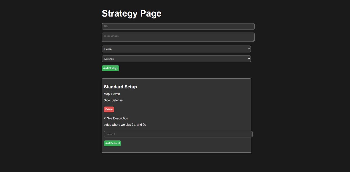 NormanY_Coding's tweet image. Days 85-87 #100DaysOfCode #webdeveloper 
-learned more about react through a todo list tutorial
- had a bit of fun working on a valorant react app to track my own strategies on valorant