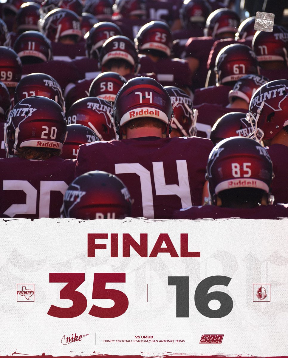 Trinity University Football tweet media