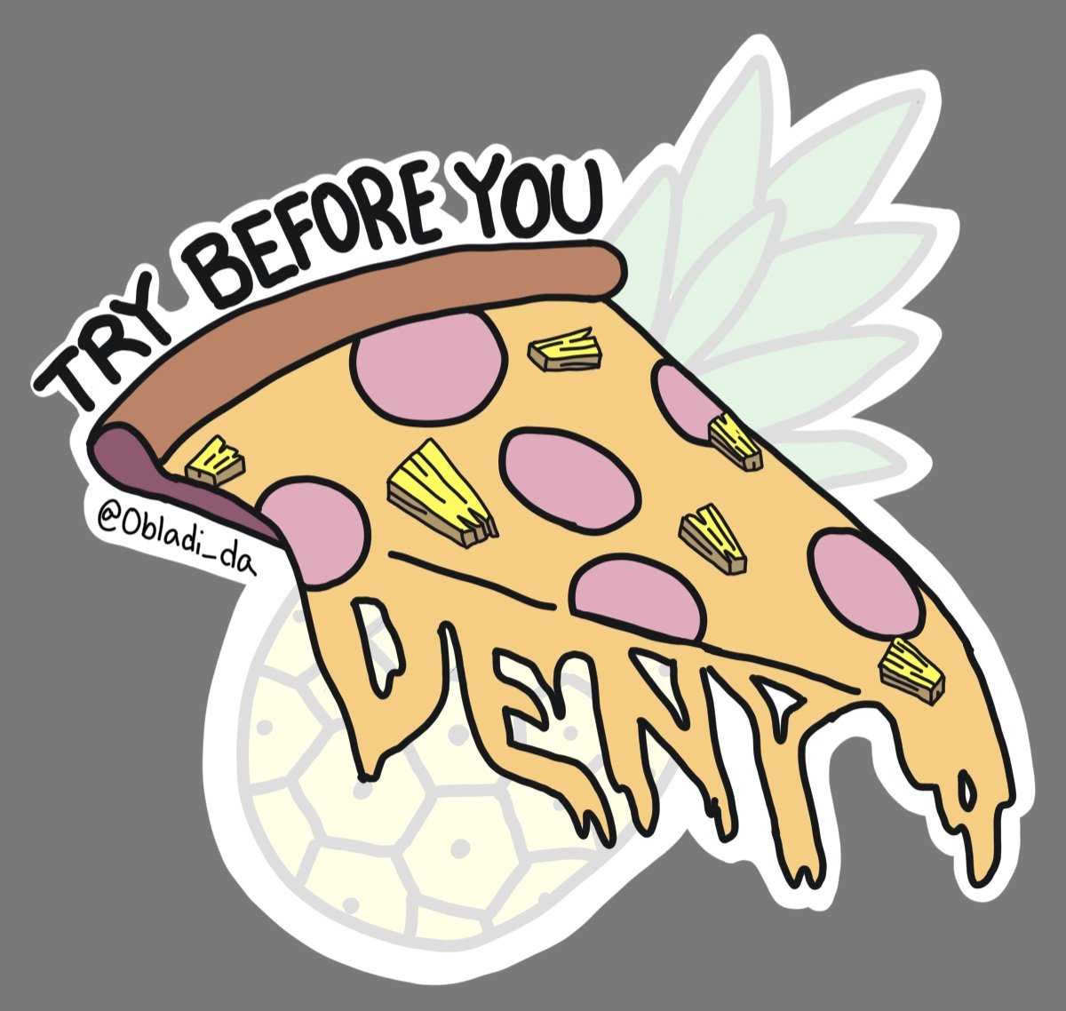 obladi_da's tweet photo. New sticker design! This time it's an argyle quote 🍕🍍 #StrangerThings #strangerthingsargyle #argyle @Stranger_Things https://t.co/lz3LeCO7Id