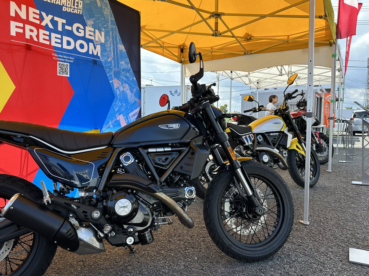 nankai_sendai's tweet photo. 新型スクランブラー展示会開催中‼️
#ドゥカティスクランブラー
#SCRAMBLER2023
#NightShift
#Ducati
#DucatiSendai
#ドゥカティ仙台
#ドゥカティ試乗会
#ドゥカティいいじゃん
@DucatiSendai https://t.co/sx6JXPL4F5
