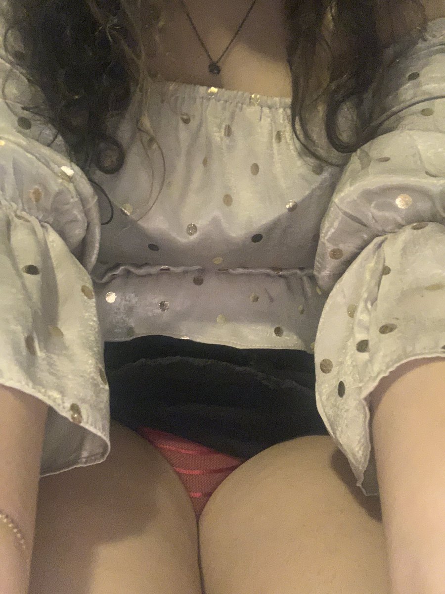 NiceZivy's tweet photo. Wore some pretty panties today. Hoped the creeps at the party looked under my skirt and got a nice surprise 🤭 https://t.co/UZBOqZf4WW