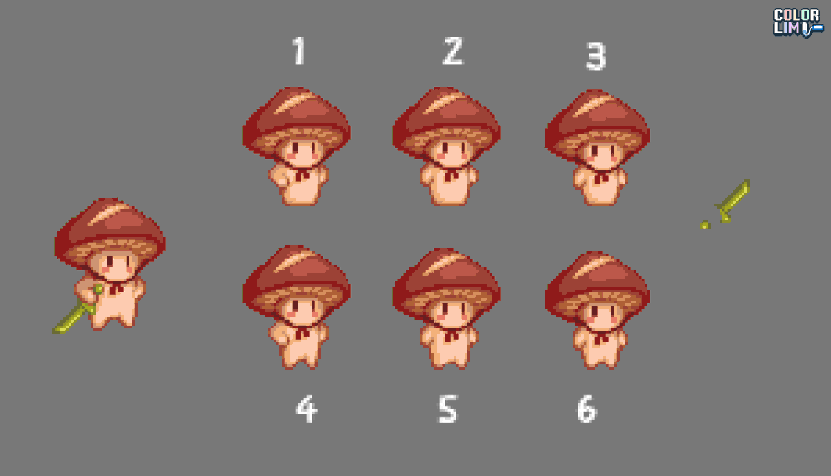 MilestoneGames_'s tweet photo. Working on enemy concepts for my game 🍄
#indiedev #indiegame #pixelart
#ドット絵 #Color_Lim https://t.co/j2tYIzGGsG