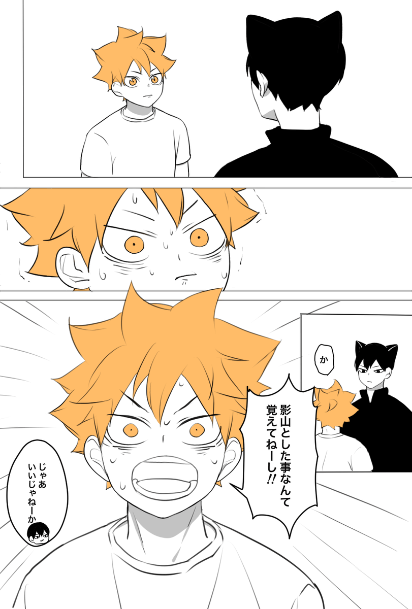 影日の日だーーー!!!!🎊
猫耳置いときます!!
※猫耳で身体能力の向上はありません
#影日
#2023影日の日
#9月10日は影日の日