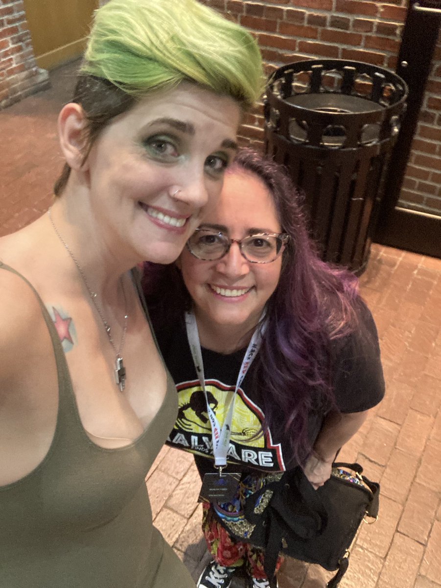 I was a bit disappointed that my path did not cross with <a href="/medus4_cdc/">Katelyn Bowden Ⓥ</a> at #defcon31. But I was so happy finally get to meet her IRL <a href="/HackRedCon/">Hack Red Con</a>!