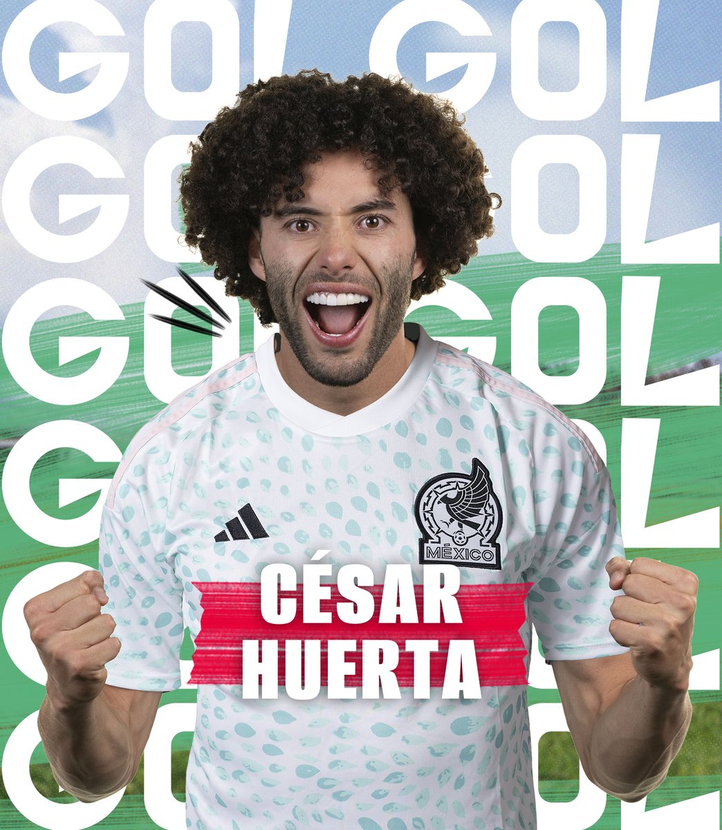 miseleccionmx's tweet photo. 83' GOOLAAAZOOOOOO 🔥🔥🔥

⚽️ @cesarh_33 la prende dentro del área y la manda al fondo en su debut con nuestros colores 🇲🇽

#VamosTodos https://t.co/alyvOmDdRR