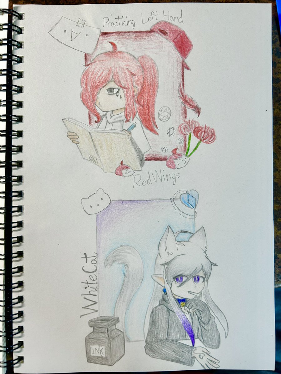 RedWings945's tweet photo. Random draw
Me(as a OC) and White. https://t.co/ZLO2mBDh7I