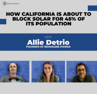 kbaran's tweet photo. Did you know the California Public Utilities Commission is about to block Solar Energy for 45% of Californians?

https://t.co/98U10LUBjD https://t.co/fuYM3kK2BV