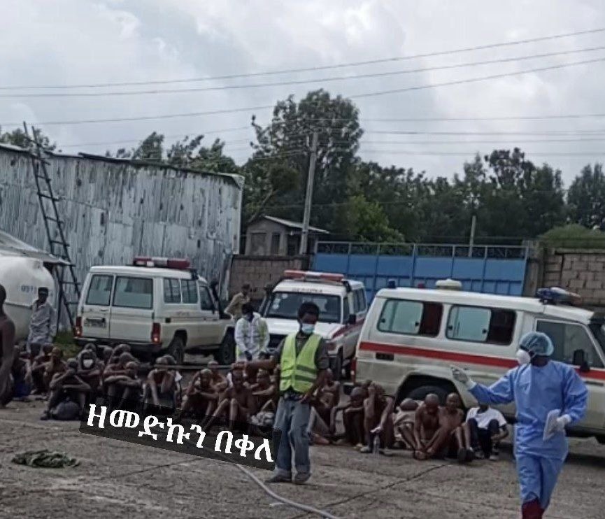 The Ethiopian regime is systematically exterminating Amhara civilians in what appears to be a modern day Auschwitz. Political prisoners are stripped off of their clothes and killed with what appears to be experimental chemical. <a href="/UNHCREthiopia/">UNHCR Ethiopia</a> <a href="/UN/">United Nations</a> <a href="/hrw/">Human Rights Watch</a> <a href="/amnestyusa/">Amnesty International USA</a> <a href="/SecBlinken/">Secretary Antony Blinken</a>
<a href="/BBC/">BBC</a>