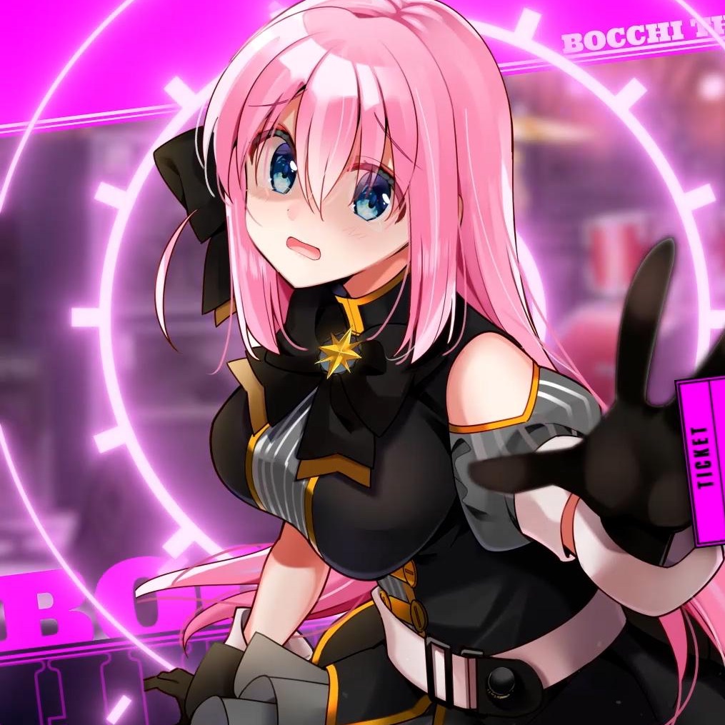 Bocchi the Rock 🩷🖤