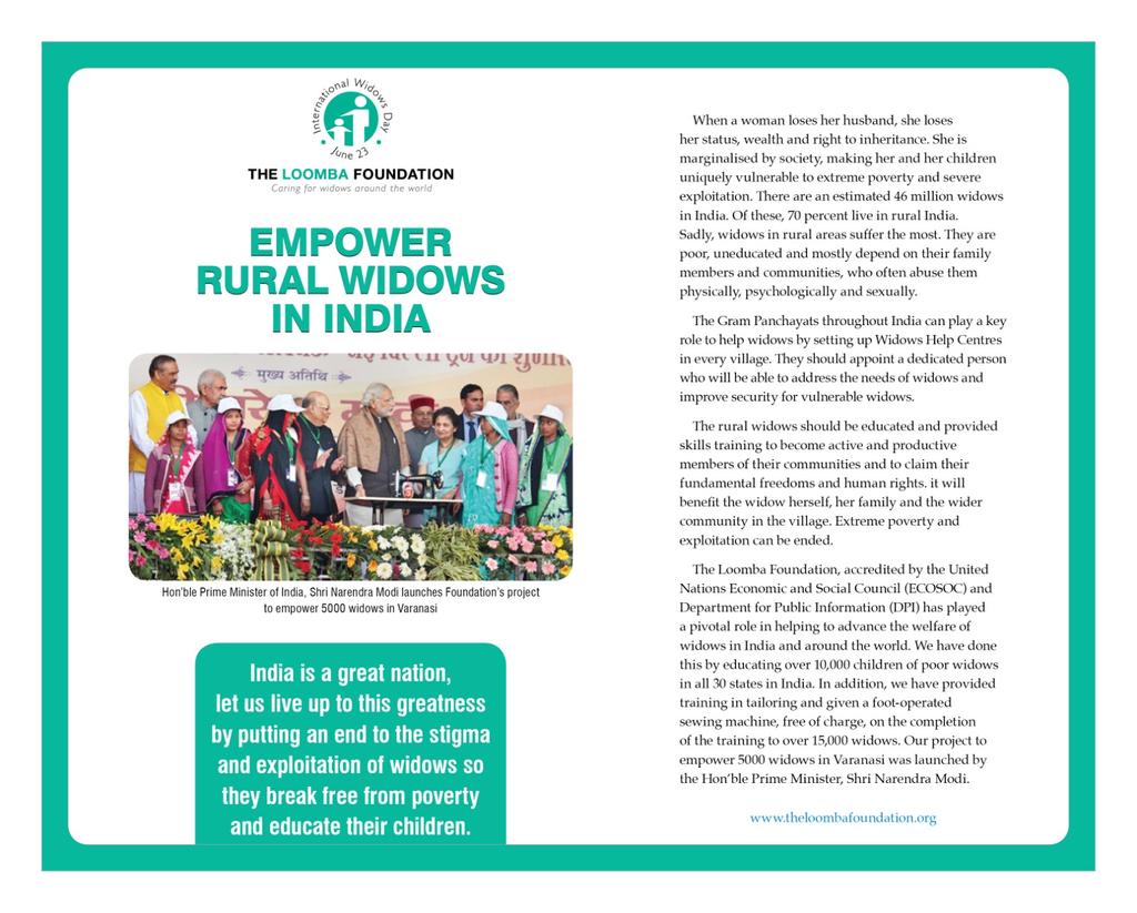 Empower to Power ,Supporting Dignity ,Livelihoods program for Widows @loombafndtn mission #LeaveNoWidowBehind @BlitzIndiaMedia @AmchamIndia @UKIBC @mygovindia @NITIAayog