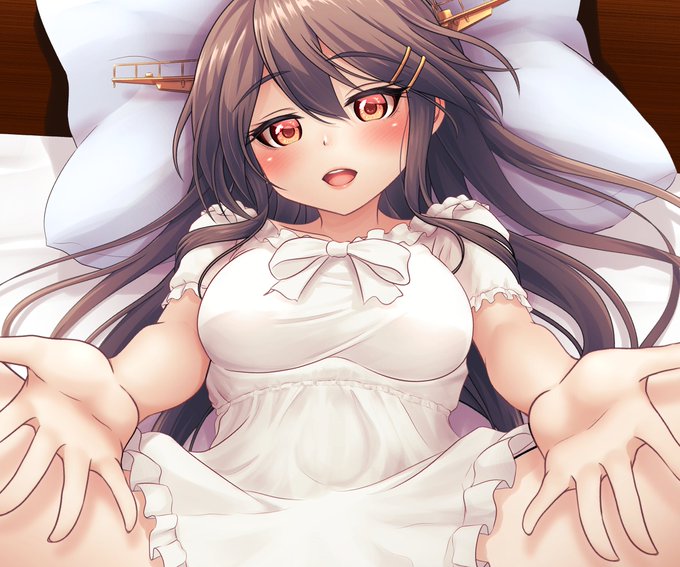 ママ榛名 
#艦これ #榛名 
包み込まれたい
白ビキニつきhttps://t.co/3JRiVF2zof 