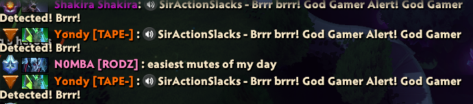Jrob0709's tweet image. When you are destroying the enemy team in game and you pour a little extra salt in the wound. @SirActionSlacks