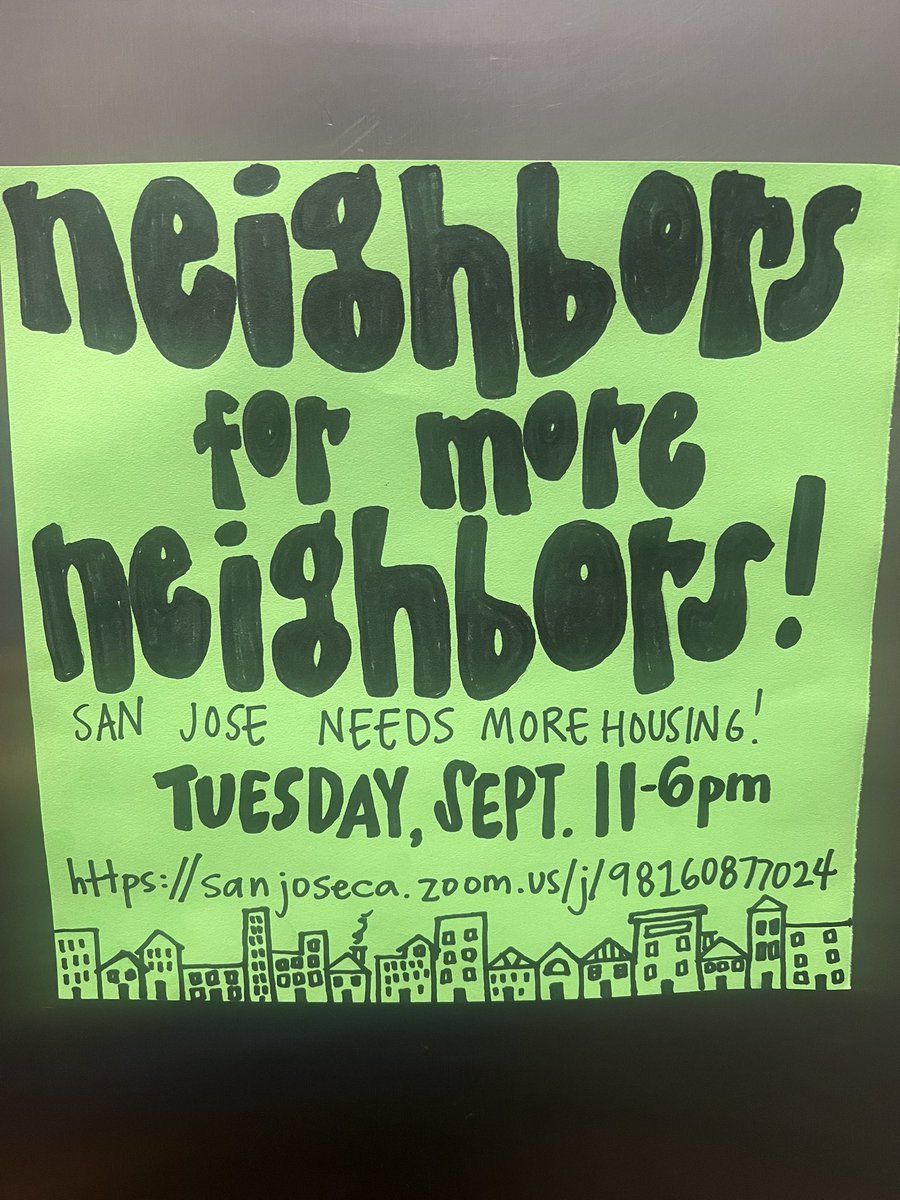 mefryar's tweet photo. Our HOA newsletter encouraged residents to “voice their concerns” about a 118-unit, multifamily residential building proposed for the lot across from our building, so we made a little counter programming for the elevators. https://t.co/MNQ0jd5rpp