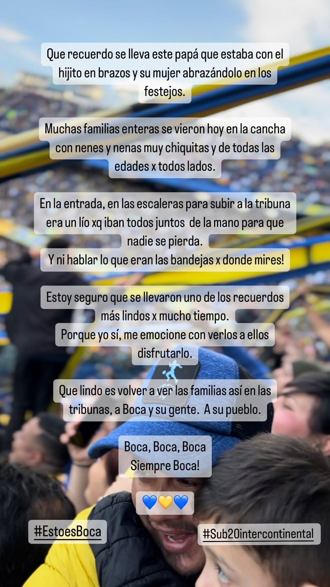Boca es pueblo 

Esto es Boca 💙💛💙

<a href="/BocaJrsOficial/">Boca Juniors</a>