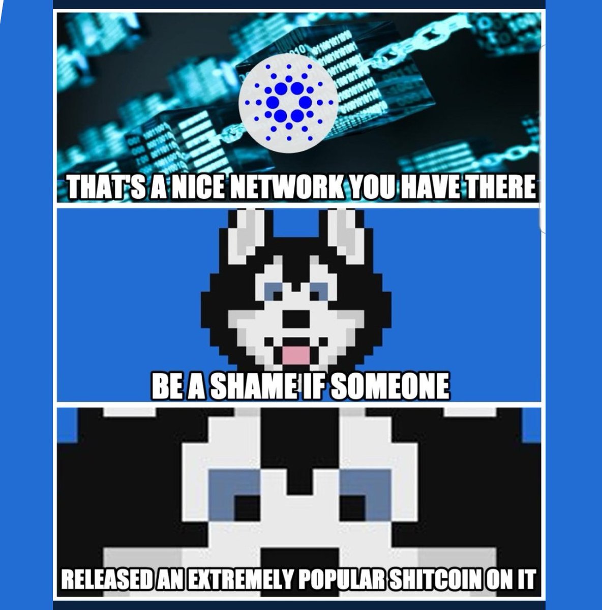 MemeusWernis's tweet image. Make sure you stake your $ADA with one or a few @hoskytoken Staking Pool Operators (called RugPools😜) so you get the #ADA rewards of ~4% per year AND also the free $HOSKY rewards, that would be quite significant to optimize your yield 🤩
They're worthless of course 😎