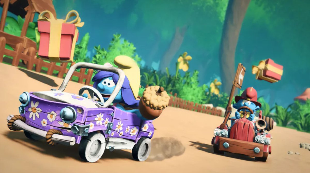 HYPEse's tweet photo. Smurfigt värre. Smurf Kart. Läs recensionen https://t.co/Xl8x6qpkSv https://t.co/gWA29nYsga