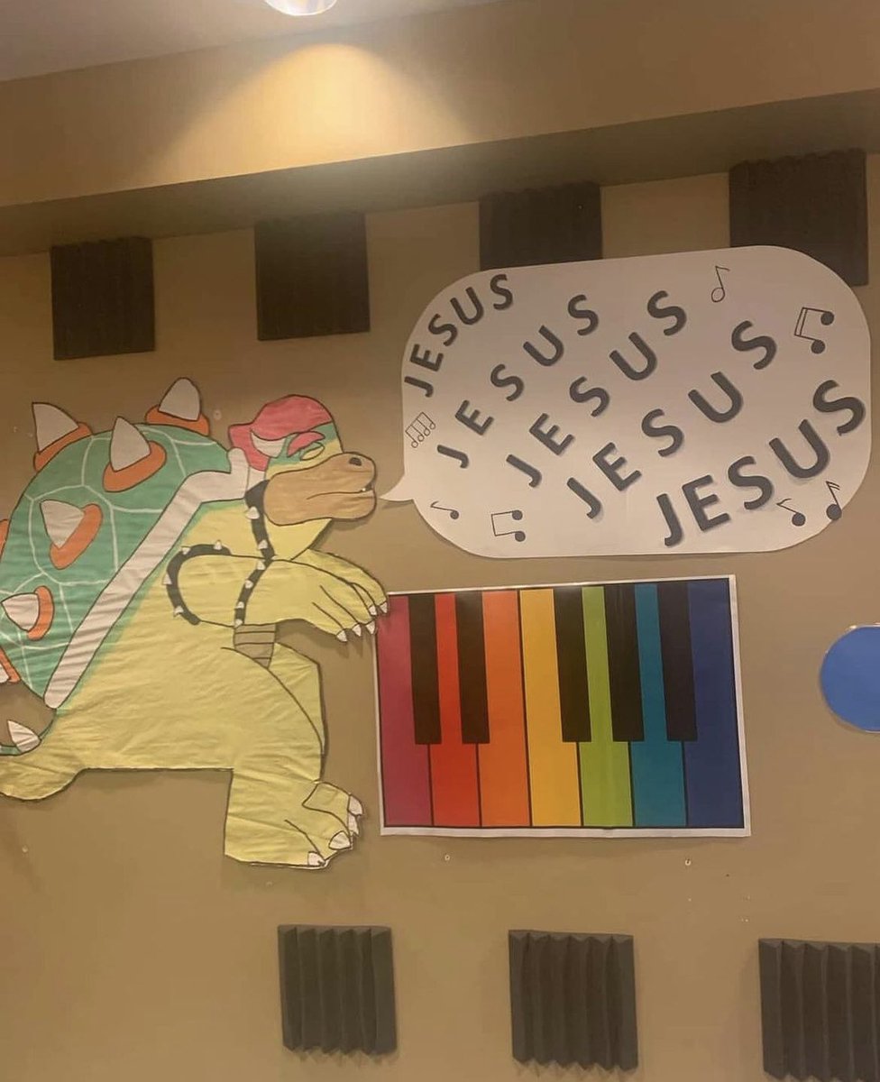 Why he playing the gay piano