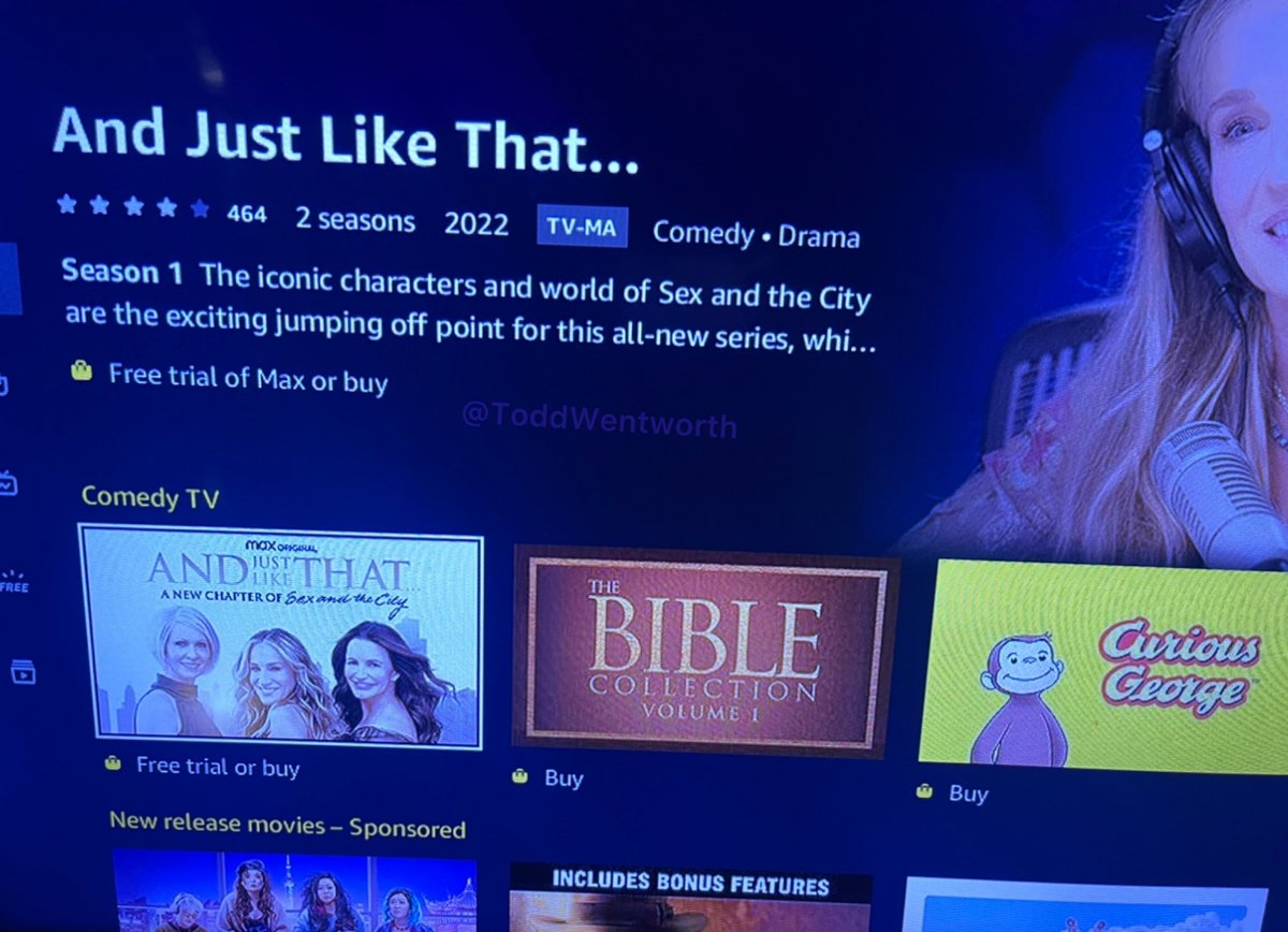 Todd Wentworth (@toddwentworth) on Twitter photo The p@Susie’s at <a href="/amazon/">Amazon</a> think it’s funny to categorize The Bible under “Comedy TV”
<a href="/jordanbpeterson/">Dr Jordan B Peterson</a> <a href="/hodgetwins/">Hodgetwins</a> <a href="/TuckerCarlson/">Tucker Carlson</a> The p@Susie’s at <a href="/amazon/">Amazon</a> think it’s funny to categorize The Bible under “Comedy TV”
<a href="/jordanbpeterson/">Dr Jordan B Peterson</a> <a href="/hodgetwins/">Hodgetwins</a> <a href="/TuckerCarlson/">Tucker Carlson</a>