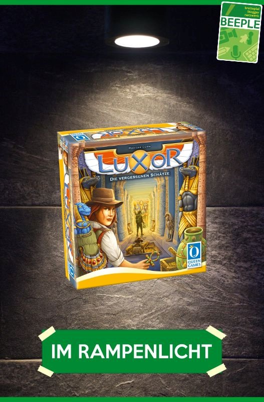 Im Rampenlicht vom @Beeple_Netzwerk steht in diesem Monat das Spiel Luxor von Rüdiger Dorn, welches bei @real_QueenGames erschienen ist. cliquenabend.de/news/884010-Im…